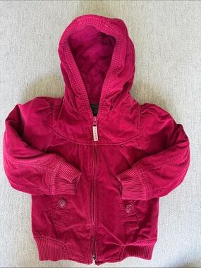 Old Navy Girls' Hooded corduroy Zip Jacket